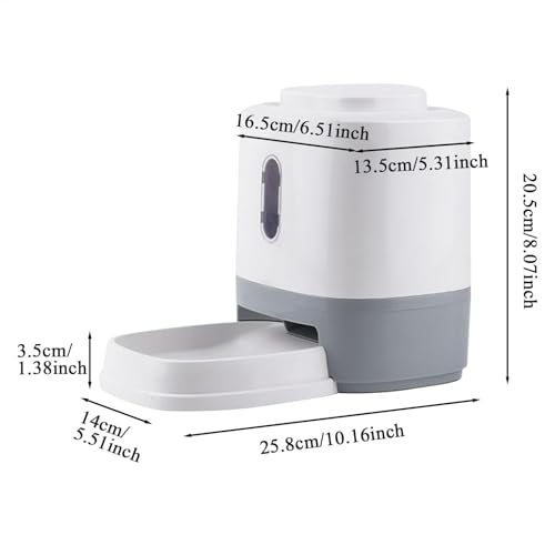 Dog Food Dispenser, 1.5l Automatic Feeder, Press Dispensing System, Interactive Toy, Slow Feeding Bowl, 10.16x6.5x8.07 Inches, Perfect for Pet Enrichment and Training – Bild 3
