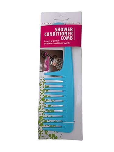 Peine para acondicionador de ducha 9 in Sky Blue miniatura 1