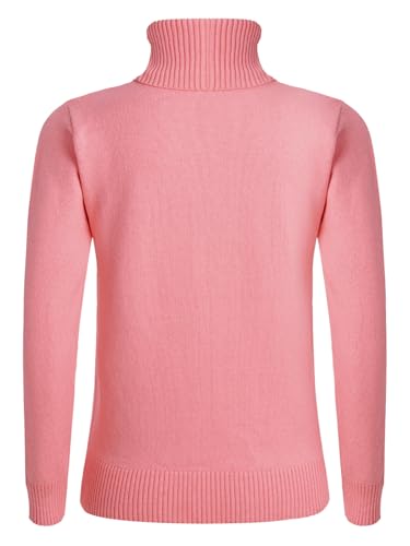 Kids Boys Girls Turtleneck Long Sleeve Knitted Pullover Tops Thermal Sweater Undershirt2