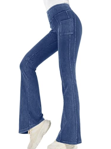 Pantalon de yoga évasé pour femme idéal pour le studio et les sorties