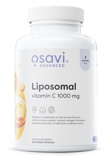 Osavi Liposomal Vitamin C – 120 Vegan Capsules | Liposomal Vitamin C (Liposovit®–C) for Enhanced Absorption | Supports Immune Function, Collagen Formation, and Energy Metabolism
