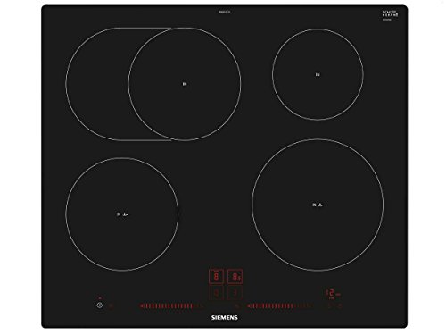Siemens Eh601Lfc1E Built-In Zone Induction Hob Black Hob Eh601Lfc1E, Built-In, Zone Induction Hob, Glass-Ceramic, Black, 1400 W, 14.5 Cm