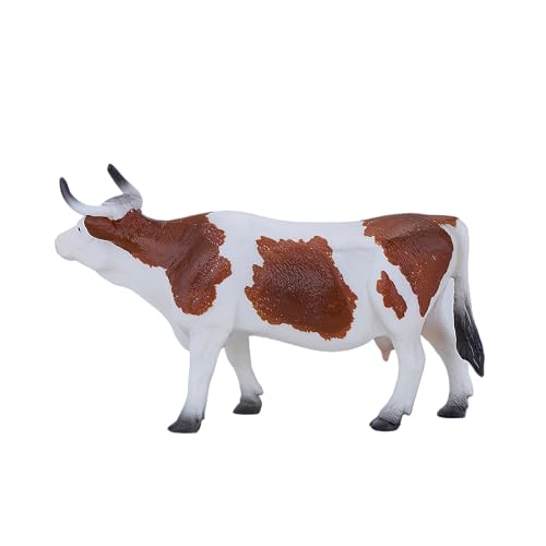 MOJO Jouet Figurine: Vache Simmental - Planète des Animaux