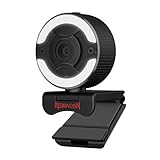 Webcam Gamer Redragon Oneshot USB com LED Integrados Full HD1080p 30FPS GW910