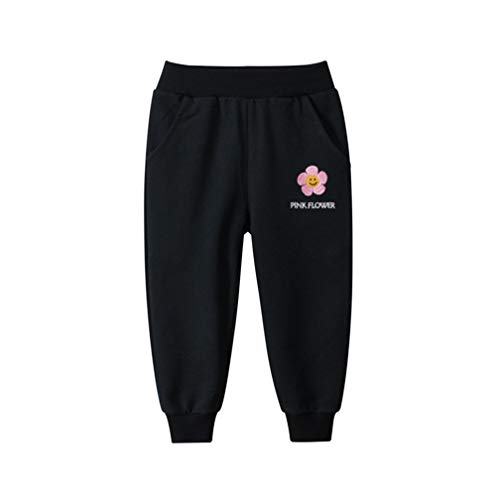 Image of HILEELANG Toddler Boy Sweatpants Kids Sport Jogger Cotton Casual Active Playwear Sweats Pants 2-Pack