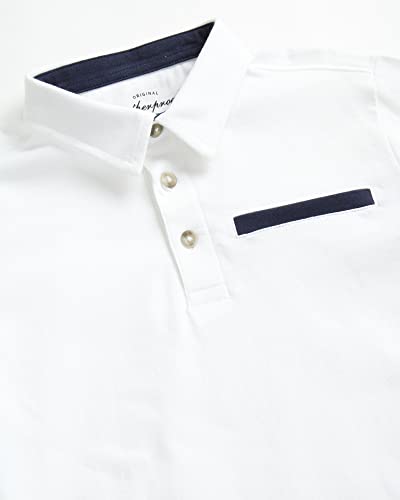 Image of Weatherproof Vintage Boys' Shorts Set - 2 Piece Short-Sleeve Polo Shirt and Tech Shorts (Size: 2T-8)