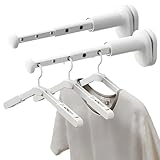 Hochwertiges ABS-Material: Unser Wäscheständer ist aus hochwertigem ABS-Kunststoff gefertigt und verfügt über eine robuste Struktur mit einer glatten, gratfreien Oberfläche. Er ist langlebig und widerstandsfähig, hält Regen und Sonneneinstrahlung stand und eignet sich daher ideal für feuchte Umgebungen mit langer Lebensdauer.