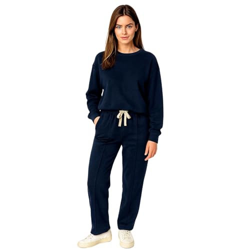 Survêtement pour femme ensemble de vêtements de détente 2 pièces manches longues avec poches