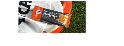 Gatorade Whey Protein With Almond Butter Bars, Salted Caramel, 12 Count