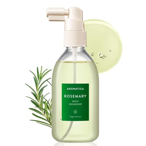 Image of AROMATICA Rosemary Root Enhancer 100 ml scalp nourishing tonic for hair and scalp