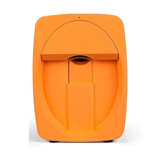 ZIJINGM Multifunction Portable Color Nail Art Printers Machine, Transfer Picture - WiFi Wireless Easy All-Intelligent 3D Nail Printers Over 800 Pictures (Color : Orange)