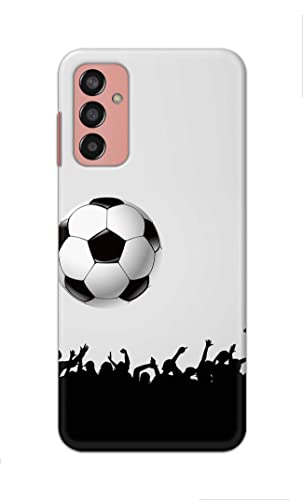 Image of Printed Hard Back Cover Case for Samsung Galaxy F13 4G Back Cover (Football Icon) -702