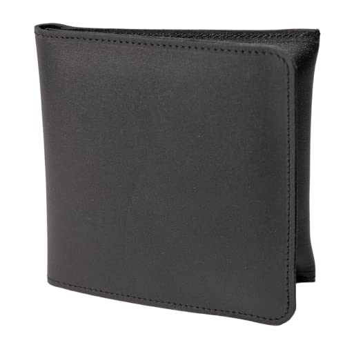 Large Leather Wallet Auvi-Q Carrying Case, 4.75x4.75,Handsome Solution for Your Allergy Medications. Holds 2 Small Epipens®, Cash, 5 Credit Cards. Teen-Adult Epipens. Black