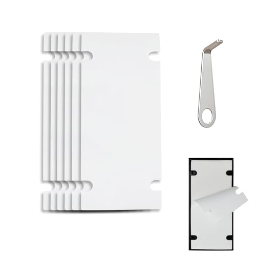 TEKCAM Double Sided Tape No Drill Doorbell Mount Compatible with Ring Battery Video Doorbell 6 Pack Strong Adhesive Sticky Pad Video Doorbell Mounting Tape