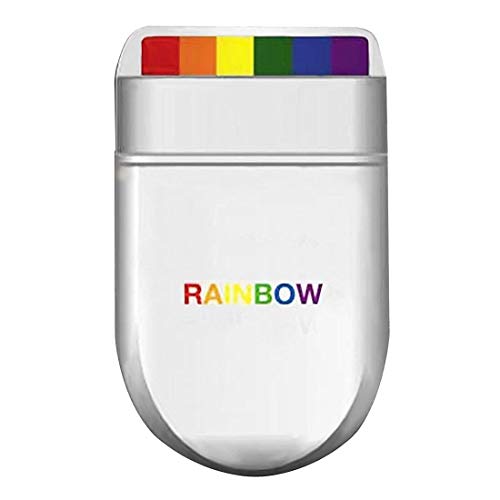 DIGITAL SPOT Gay Pride Pinceau de peinture pour visage et corps arc-en-ciel pour adultes - Unisexe - Taille unique Cover