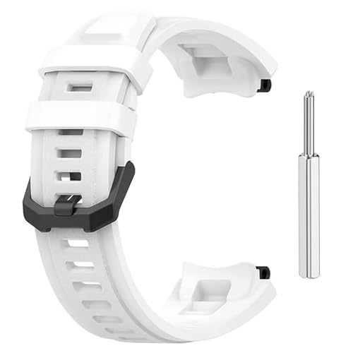 Image of Hinq Soft Silicone Watch Band Compatible with Amazfit T-Rex 2 Adjustable Strap for Men & Women | Updated Metal Installation Tool Included