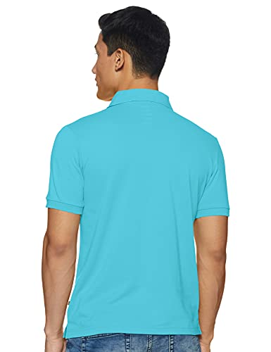 Image of Rupa Bumchums Men Super Combed Cotton Solid Half Sleeve Club Collar Polo Regular Fit T-Shirt with Chest Pocket