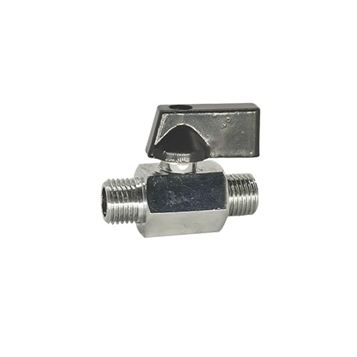 Válvula de latón 3/8 BSP mecanizada para control de fluidos y gas 2