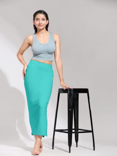 Image of TRENDMALLS Women's Polyester Spandex Stretchable Straight Saree Shapewear Petticoat for Women, Cotton Blended, Skirts for Women, Saree Shaper