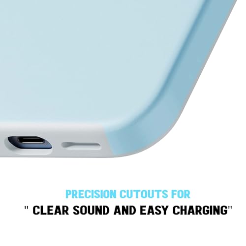 Image of Kratos Soft Silicone Case Cover Compatible with iPhone 15 Plus - Everyday Comfort Protection, Wireless Magnetic Charging Case with Raised Edge Camera & Screen Protection, Shock-Resistant Design