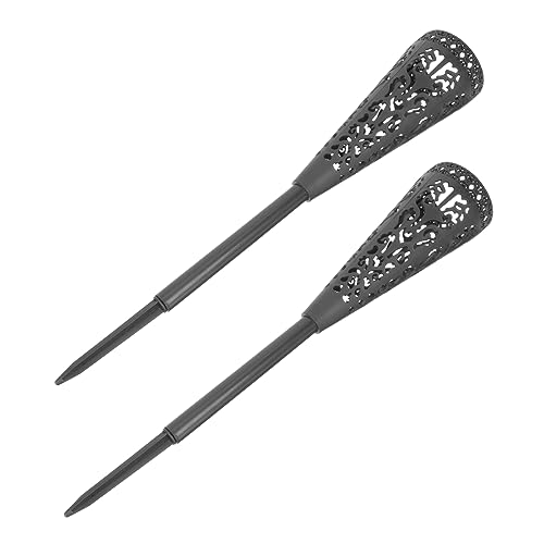 DECHOUS 2pezzi Vaso Conico Per Tomba Da Cimitero Secchiello Per Fiori in Plastica Resistente Decorazioni Per Tombe e Giardini