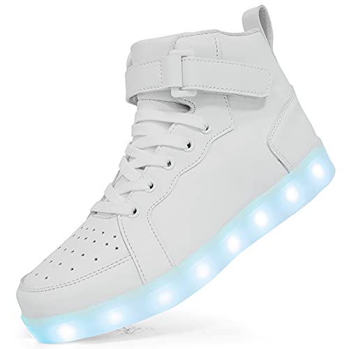 Hot Dingding Light Up Sneakers High Top LED Flashing Shoes...