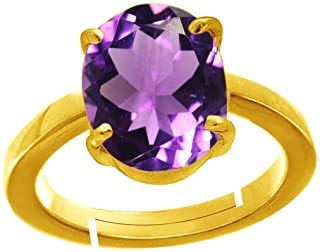 Bague réglable améthyste et pendentif en écrin le cadeau d'anniversaire idéal
