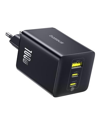 Ładowarka Baseus EnerFill FE11 100W 2xUSB-C + USB-A Czarna