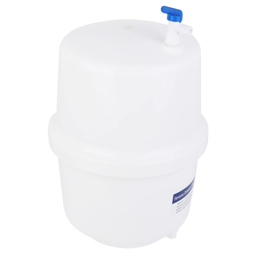 Ejoyous Tanque de Almacenamiento de Agua a Presión, Tanque de Almacenamiento de Agua de 3,2 Galones Tanque de Agua a Presión con Válvula de Bola de Filtración de Agua Tanque de