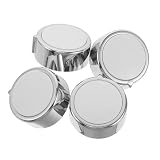 MAGICLULU Manopole di Ricambio in Plastica Argento 4 Pezzi Resistenti per Friggitrice ad Aria Controllo Timer per Forni da Cucina e Pentole a Pressione