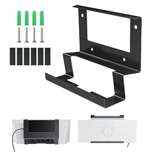 Starlink Gen 3 Mount, 2-in-1 Gen 3 Starlink Mount, Starlink Internet Kit Satelliet ABS Router Muursteun voor Starlink V3 Standaard Schotel, Roestvrij Staal Starlink Gen 3 Router Mount voor Starlink