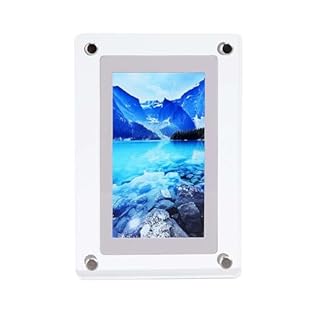 [HD Display] The digital photo frame advertising machine is equipped with a 5-inch HD 1080P display screen, providing clear and delicate image display effects, making pictures and video content more vivid. [Multimedia Playback] Supports playback of m...