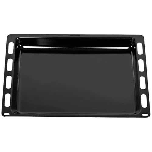 CHEFZOCO Bandeja Para Horno, Fuente Para Horno, Bandeja Esmaltada, Compatible Con Bosch HEZ431001 00748225, Siemen HZ431001, Junker JZ11BE11, Viva VVZ20H2, HC490, S2K, 370 Mm Profundo X 442 Mm Ancho