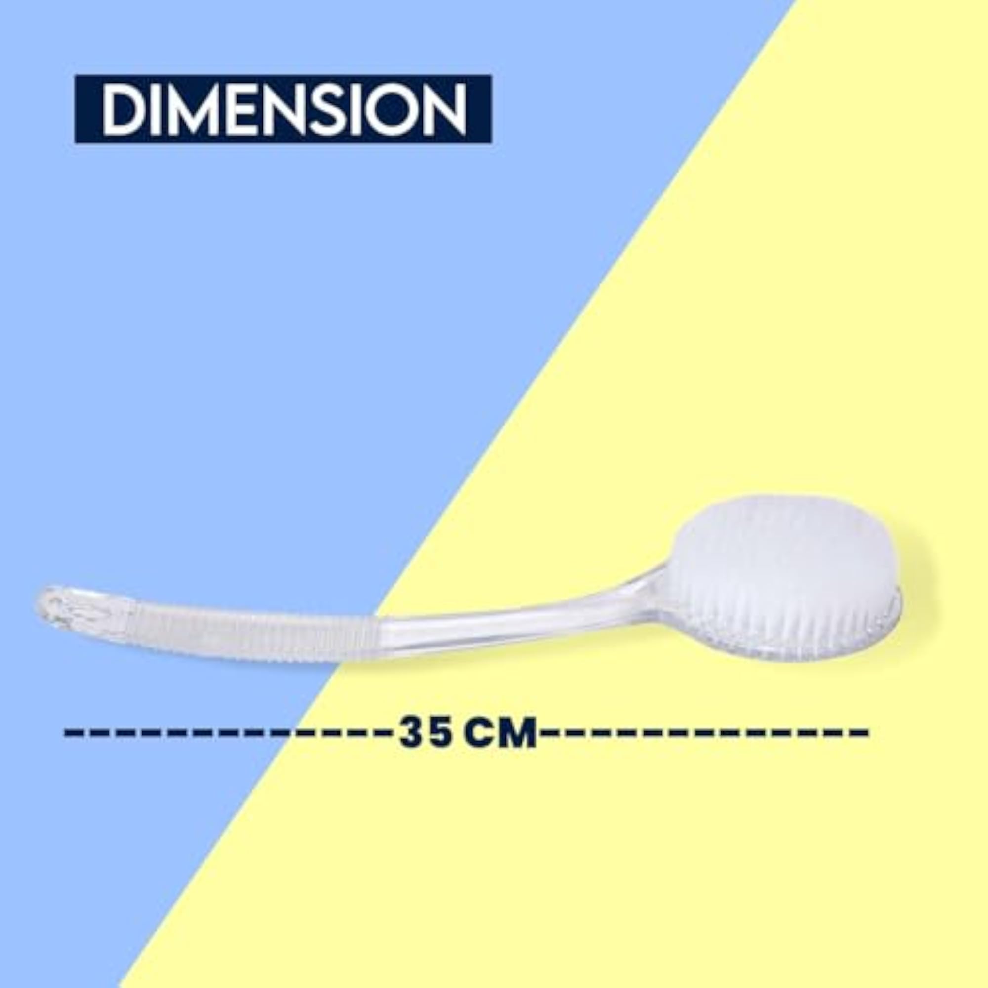 Long Handle Soft Bristles Exfoliating Bath Brush