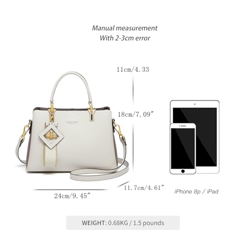 Image of Cnoles Handbags for Women Large Capacity Tote Shoulder Bags Ladies Handle Satchel Purse