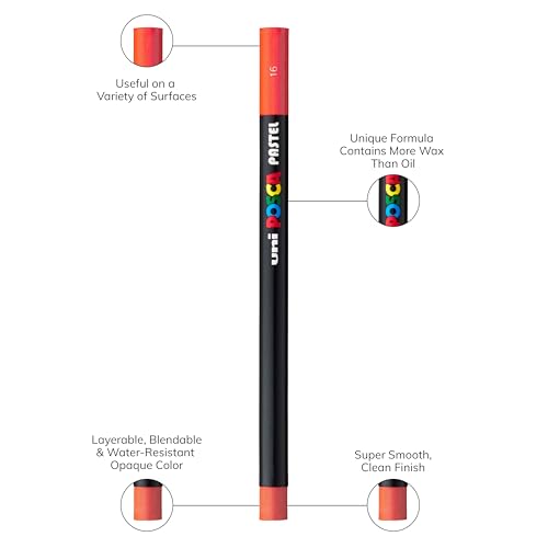 Etui mit 24 Stiften Uniball