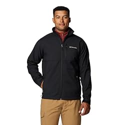 Columbia Chaqueta Softshell para Hombre, Ascender: Chaqueta cómoda para el día a día, Se puede llevar durante todo el año, ya sea sola o debajo de capas más gruesas Material resistente al agua y al viento, Práctica cremallera completa, 2 bolsillos con cremallera para tener las manos calientes y segur...