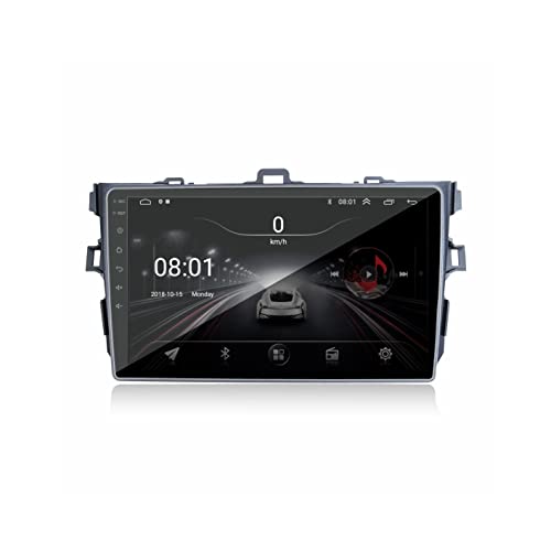 Image of Auto Snap 9 Inch Full HD 1080 Touch Screen Double Din Player Android 12 Gorilla Glass IPS Display Car Stereo with GPS /Wi-Fi /Navigation /Mirror Link Compatible for Etios Liva