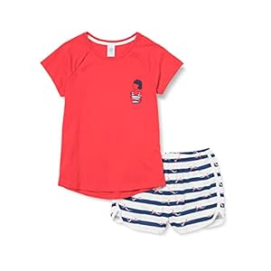 Sanetta Schlafanzug kurz rot meisjes Baby en peuter Slaappakjes