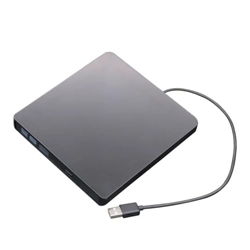 Graveur de DVD pour ordinateur portable avec lecteur carte USB 3.0 externe noir