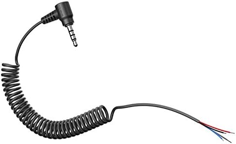SenaTUFFTALK-A0116 2-Way Radio Cable with an Open End for Tufftalk - Black