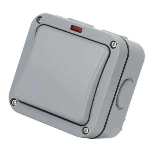 Interrupteur étanche IP65 20A résistant aux intempéries pour contrôle d'accès
