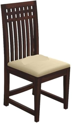 Image of AADITYA WOODS Solid Sheesham Wood 6 Seater Dining Table Set with Chairs for Living Room Home Wooden Dining Table Set for Office Restaurant Modern Dining Room Set-57x35x30 inch(ad-Walnut6s)