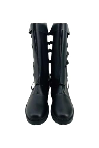 Vergil Devil Cosplay May Dante Costume Boots Adult Men DMC Cry Steampunk Shoes Accessories Outfit3