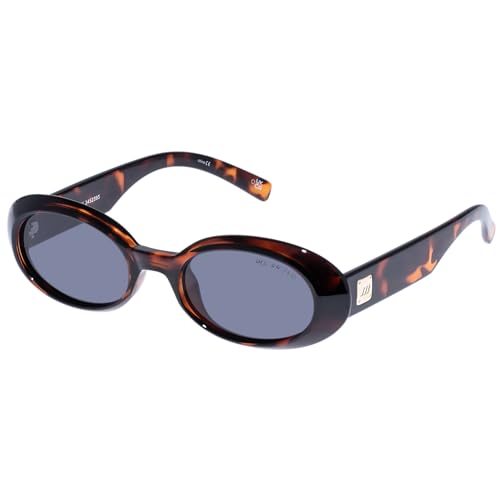 Le Specs Work It! Sunglasses - Dark Tort, Oval, Unisex,