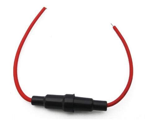 Wiring Connecting Terminals - 10pcs 5 * 20mm Glass Fuse Holder Screw Type 5X20mm with 22 AWG Wire Cable 250V Glass Fuse Tube Fuse casing Connector