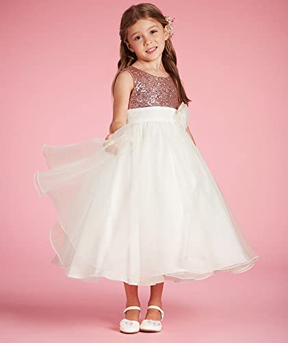 Furdeour Girls Sandals Patent Leather Mary Jane Princess Dress Party Shoes Flower Girl Shoes For Wedding Little Kid High Heel Size 13 (2903White 13) #TOP2