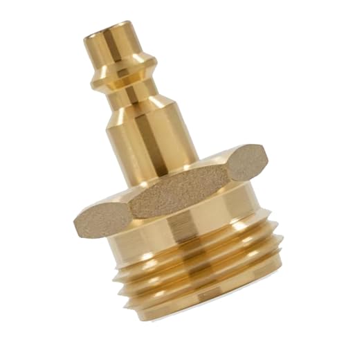 Winterize - Adaptador de enchufe de soplado – Adaptador de soplado para RV Winterize | Adaptador de grifo de enchufe de conexión rápida | Enchufe de latón para RV | Barco, autocaravana y remolque de