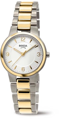 Boccia Damen Analog Uhr mit Titanium Armband 3359-02
