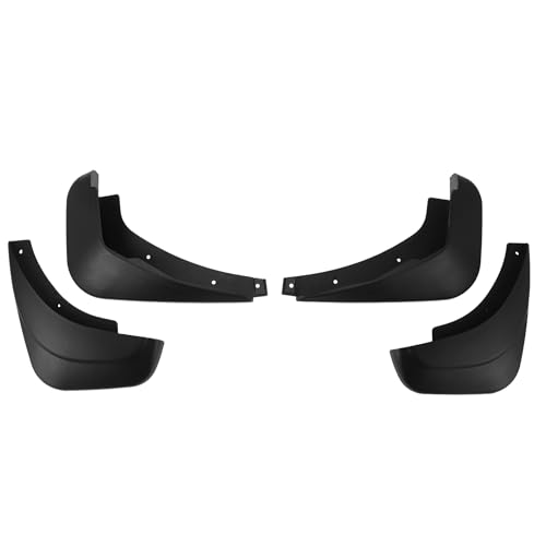 Image of X AUTOHAUX 1set Front and Rear Mud Flaps Splash Guards Mud Guards for Mazda 2(Hatchback) 2008-2014 W /Mount Accessories